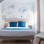 Dormitorio del apartamento en el puerto de mazarrón