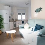 Salón y Cocina del apartamento