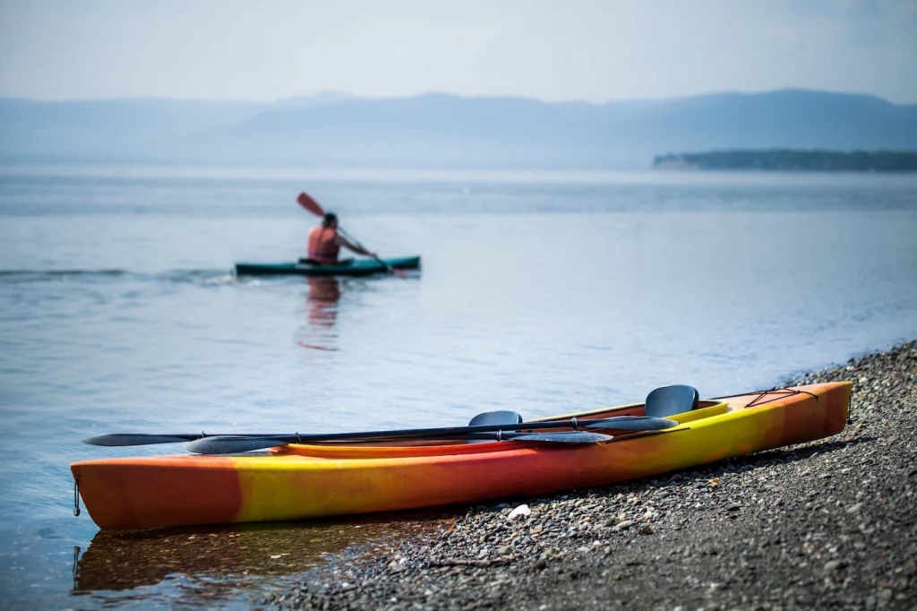 kayak en el puerto de Mazarrón